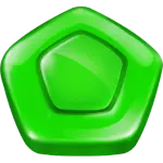Green candy symbol